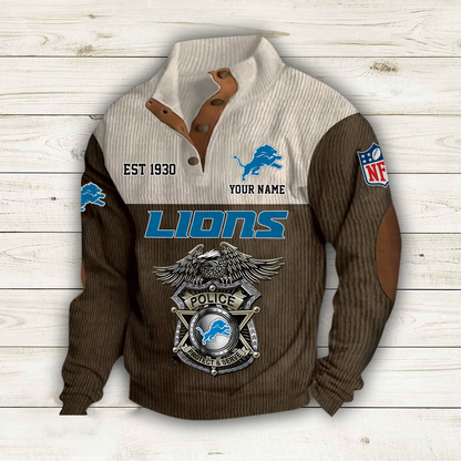 DET x NFL Custom Name Sport Sweatshirt DatND DVT