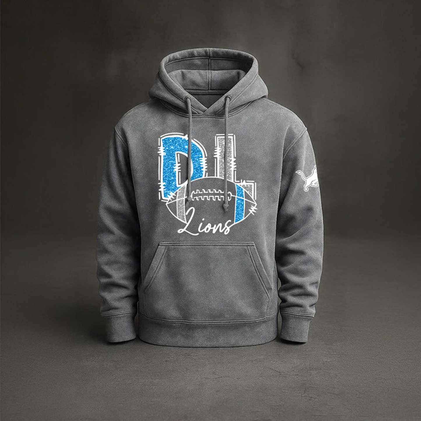 DET x NFL Embossed Hoodie DatND THUONGNH