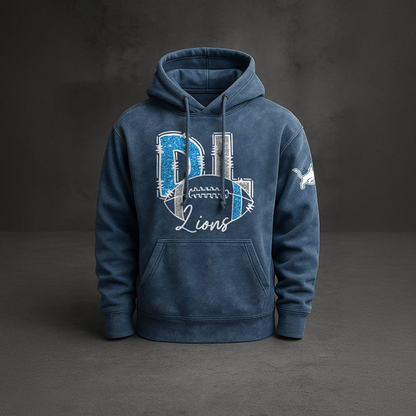 DET x NFL Embossed Hoodie DatND THUONGNH