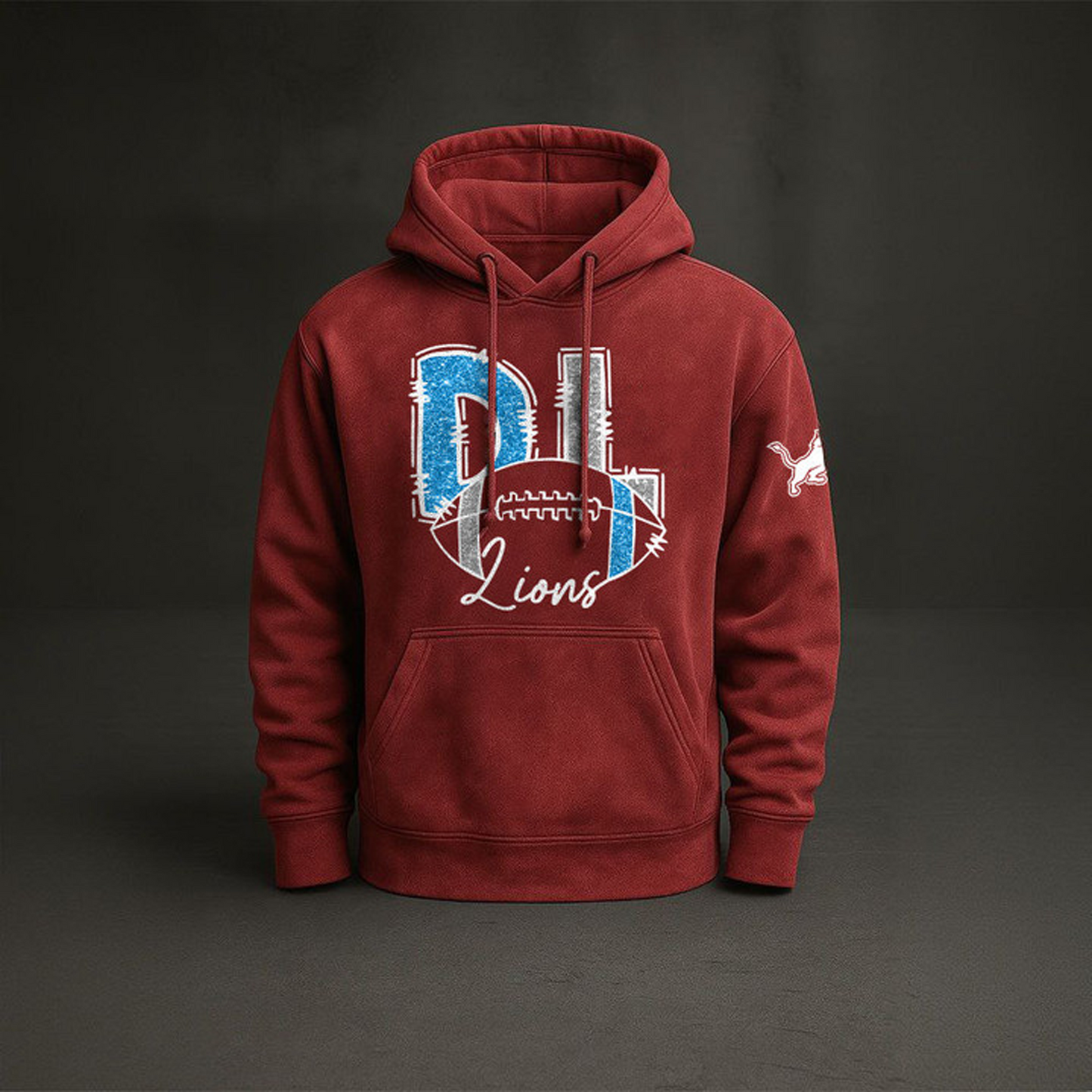 DET x NFL Embossed Hoodie DatND THUONGNH