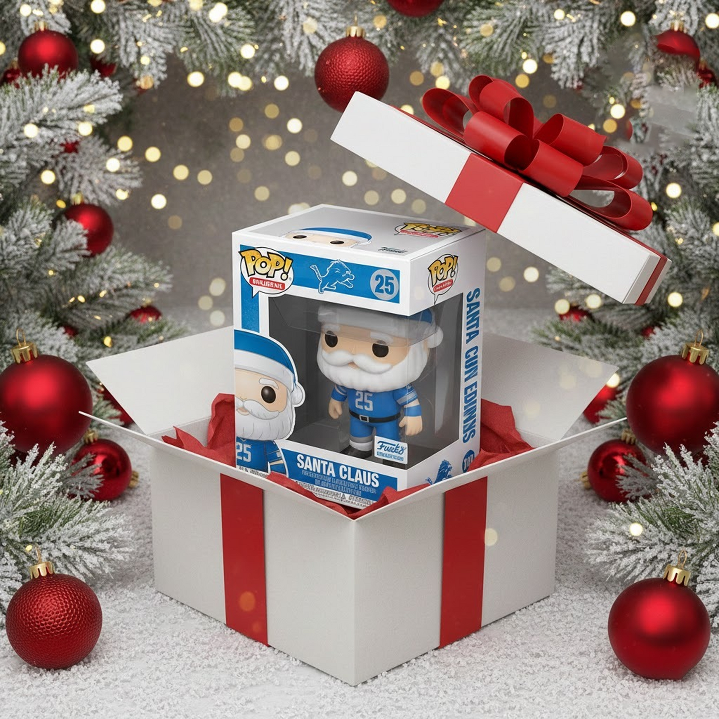 DET x NFL Figures Santa Claus DATND TANTD