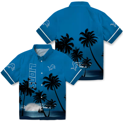 DET x NFL Hawaiian Shirt ƒ?? Beach Sunset DATND TANTD 270526