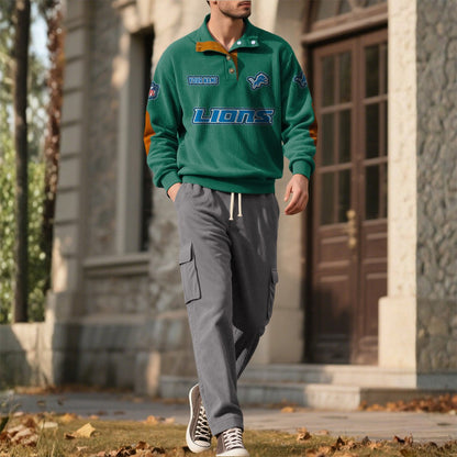 DET x NFL Men's Corduroy Sweatshirt 1011 DatND DVT