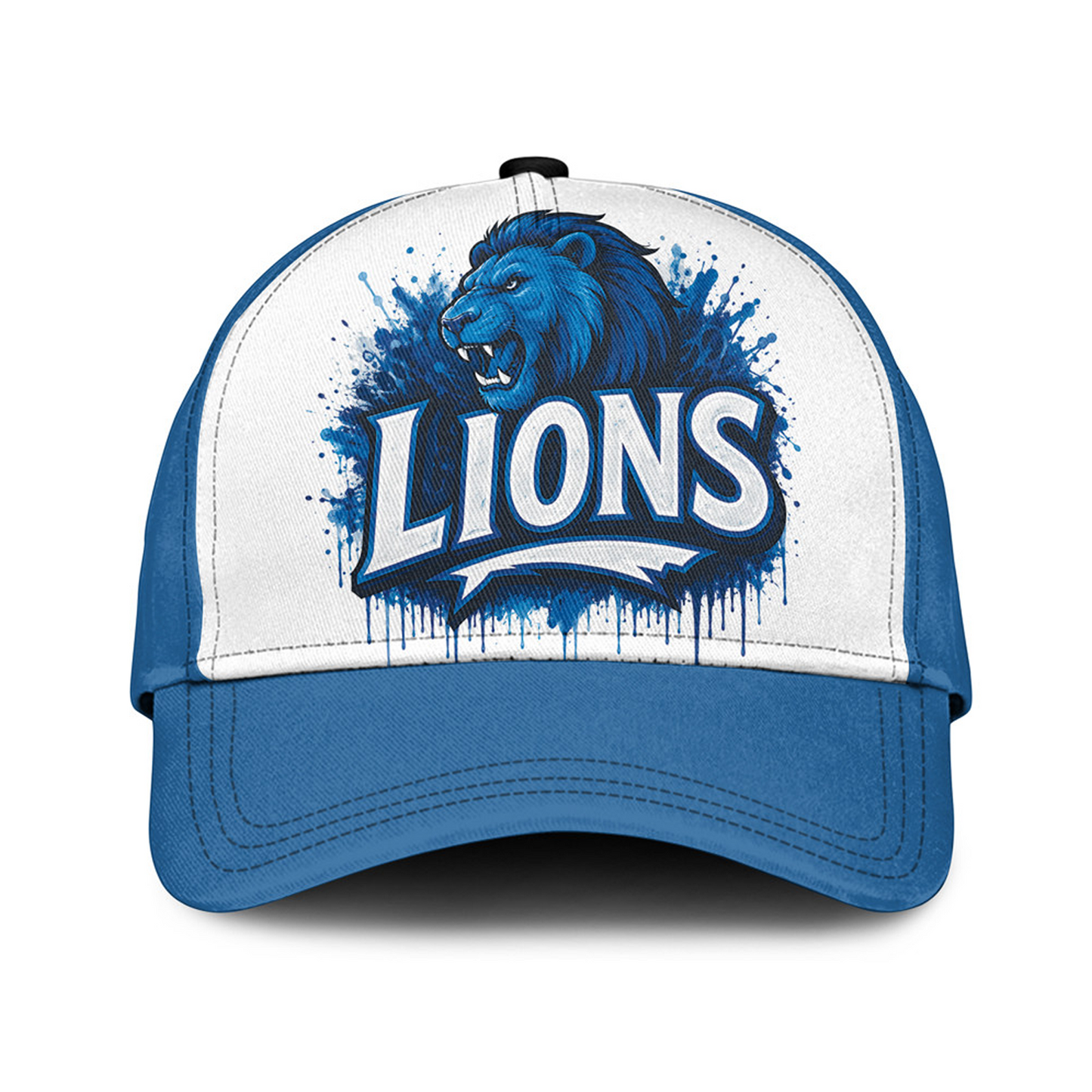 DET x NFL Premium Custom Graffiti Team Cap