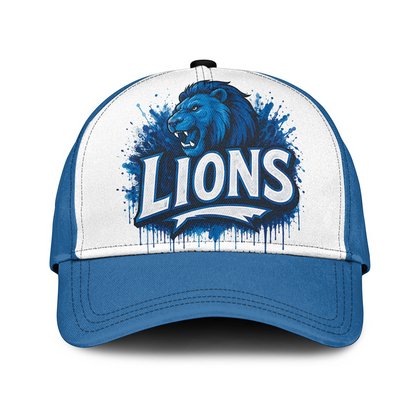 DET x NFL Premium Custom Graffiti Team Cap