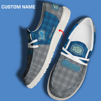 DET x NFL Premium Hey Dude Shoes DATND TANTD