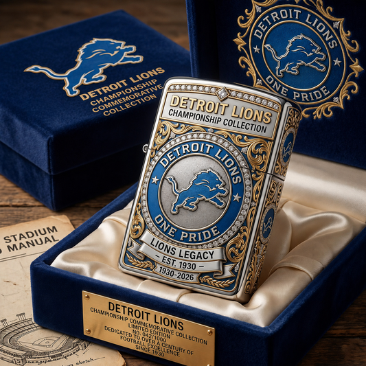 DET x NFL Premium Lighter Case 2105 DatND DVT