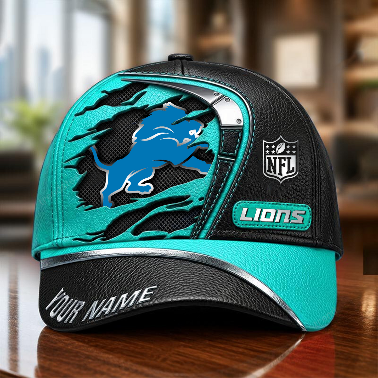 DET x NFL Premium Multicolor 3D Cap 200626
