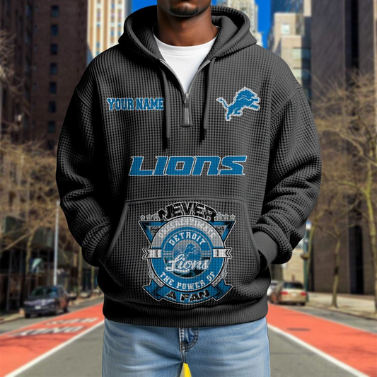 DET x NFL Waffle Hoodie DATND TANTD