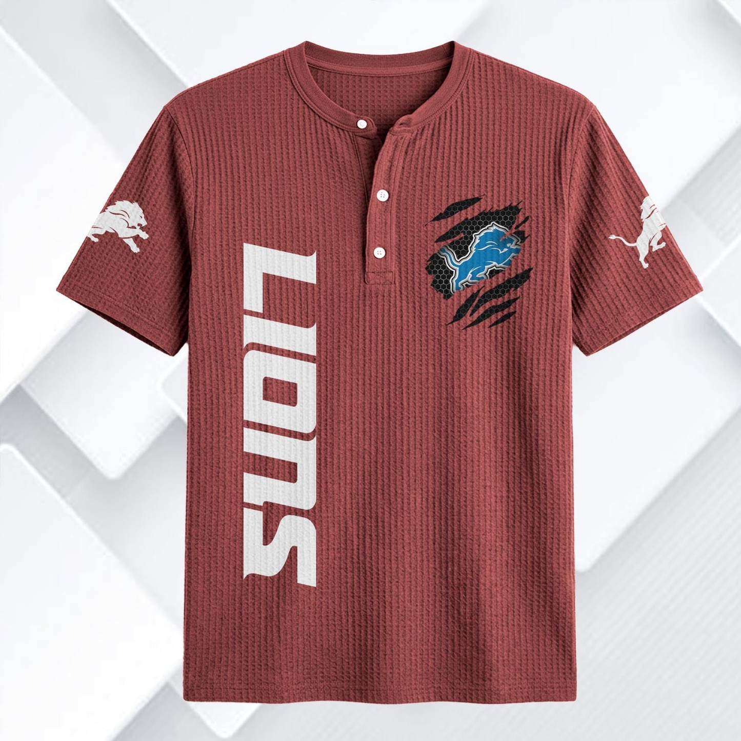 DET x NFL Waffle Short-Sleeve Shirt 2205 DatND DVT