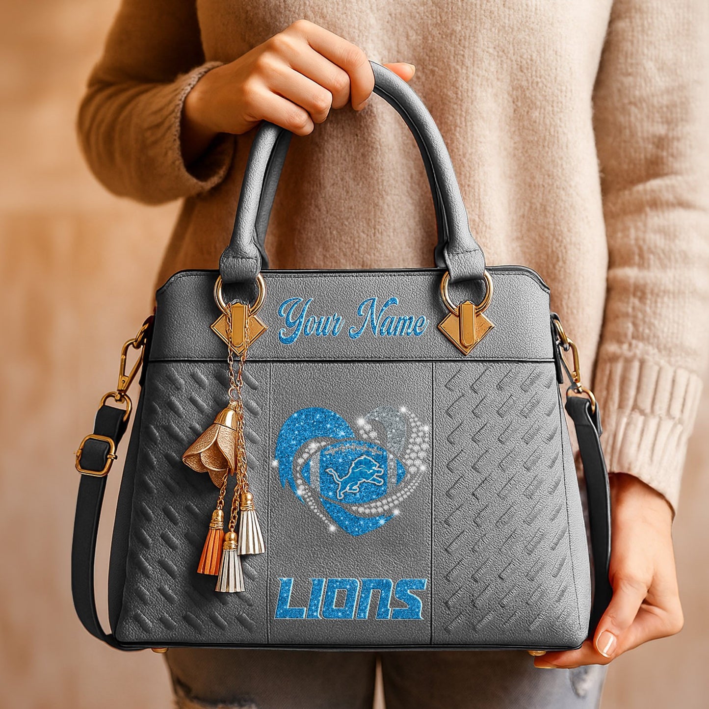 DET x NFL Zip Handbag 0811 DatND DVT