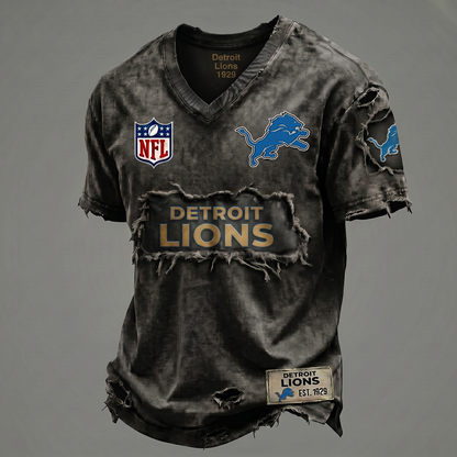 DL NFL Premium V-Neck T-shirt Gift For Fans 0306 NAK DATND NHT