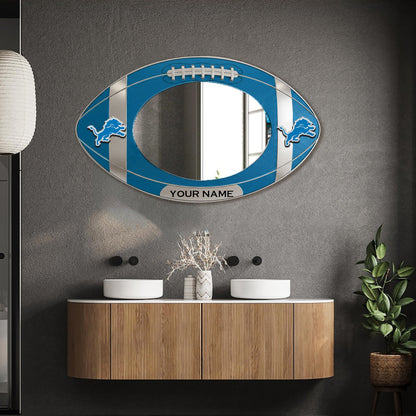 DL Custom NFL Wall Mirror Decor For Fan DDT CTND