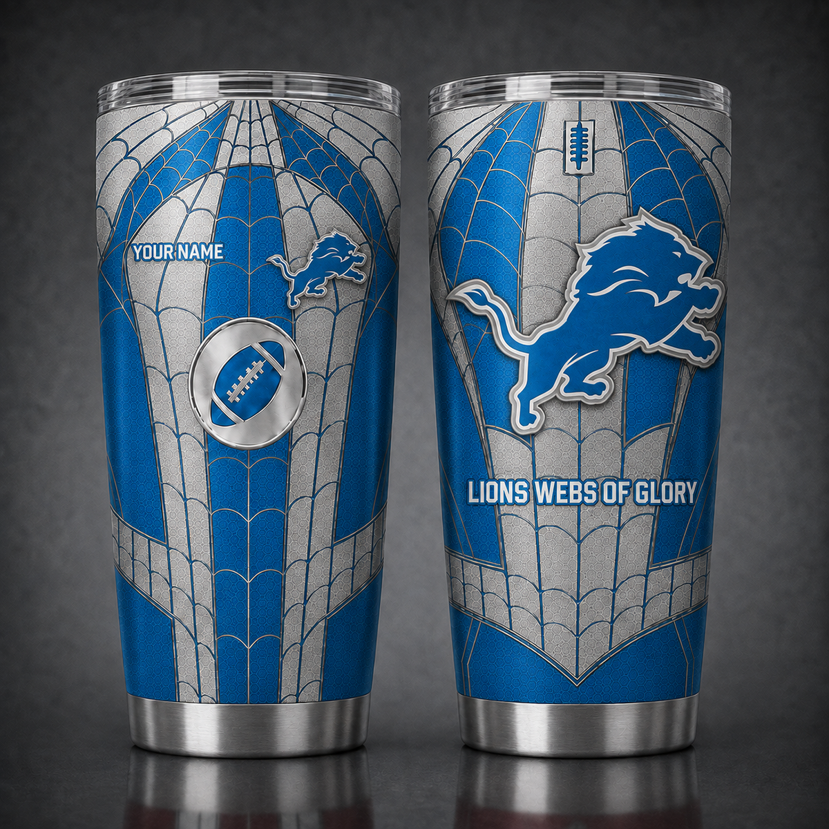 DL NFL x Spider Premium Classic Tumbler Limited Edition Gift for Football Fans