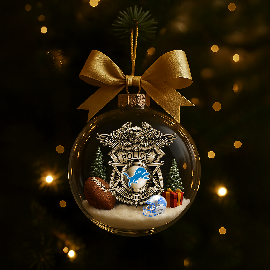 DL Premium Law Enforcement Appreciation Day Ornament DDT CTND