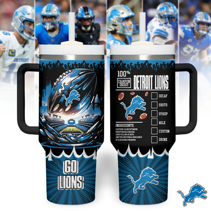 DL Premium NFL Champion Energy Tumbler 40oz DDT CTND