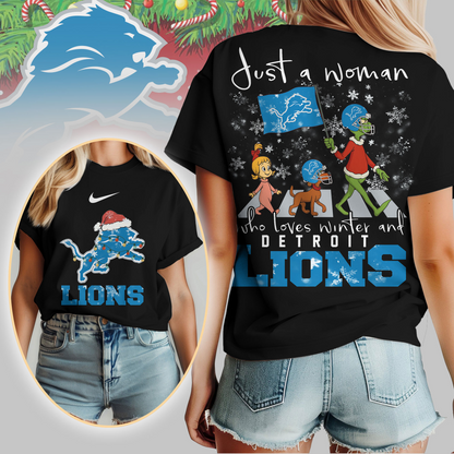 DL Premium NFL Just A Woman Who Loves Winter 3D Shirt DDT CTND