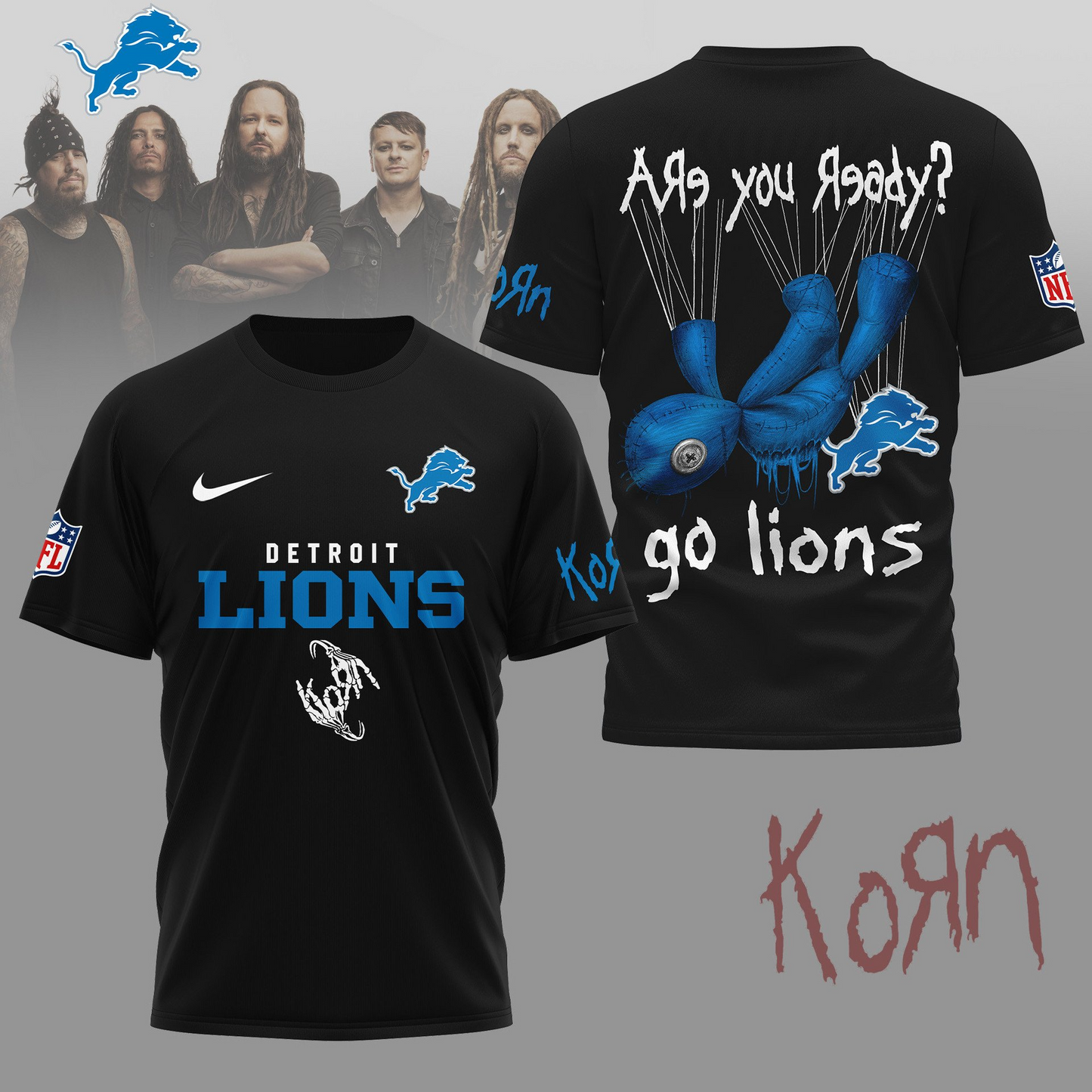 DL Premium NFL Korn Fan Shirt DDT CTND
