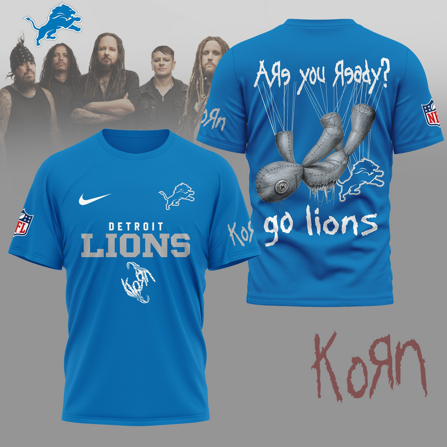 DL Premium NFL Korn Fan Shirt DDT CTND
