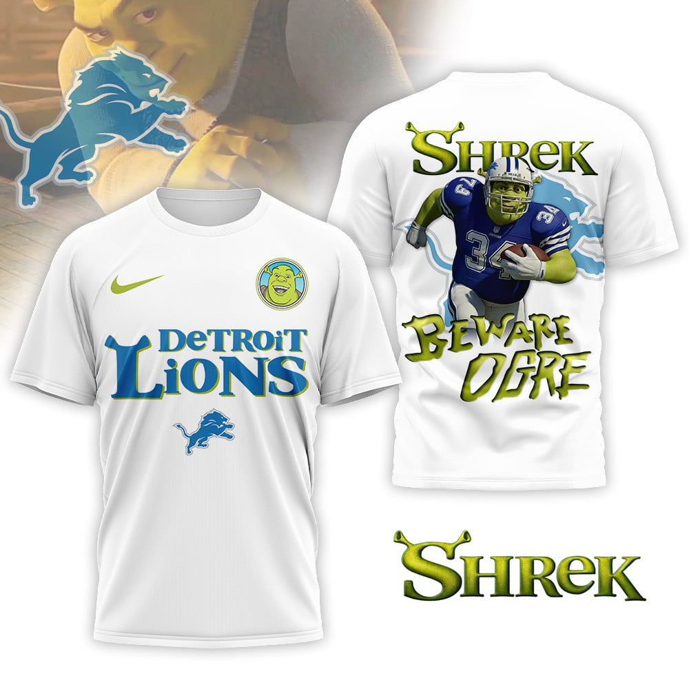 DL Premium NFL Shrek 3D Shirt DDT CTND
