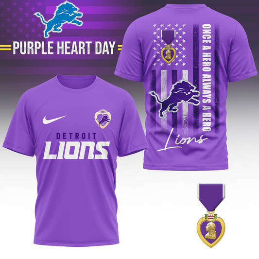 DL Premium National Purple Hear Day 3D Shirt  300626