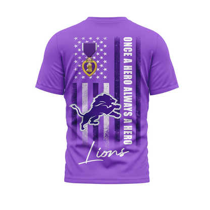 DL Premium National Purple Hear Day 3D Shirt  300626