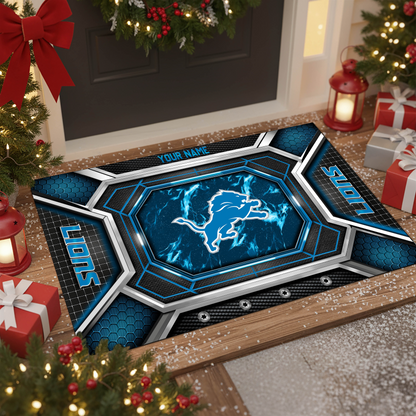 DL x NFL Personalized Sport Doormat, Gifts For Christmas DDT NTL