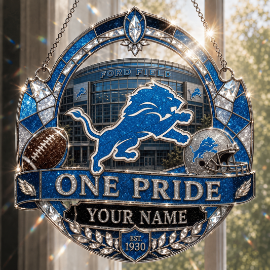 DL x NFL Premium Suncatcher Luxury Personalized Gift For Fan