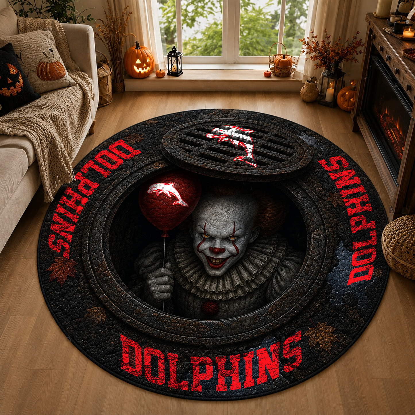 DOL x NRL Halloween IT Rug