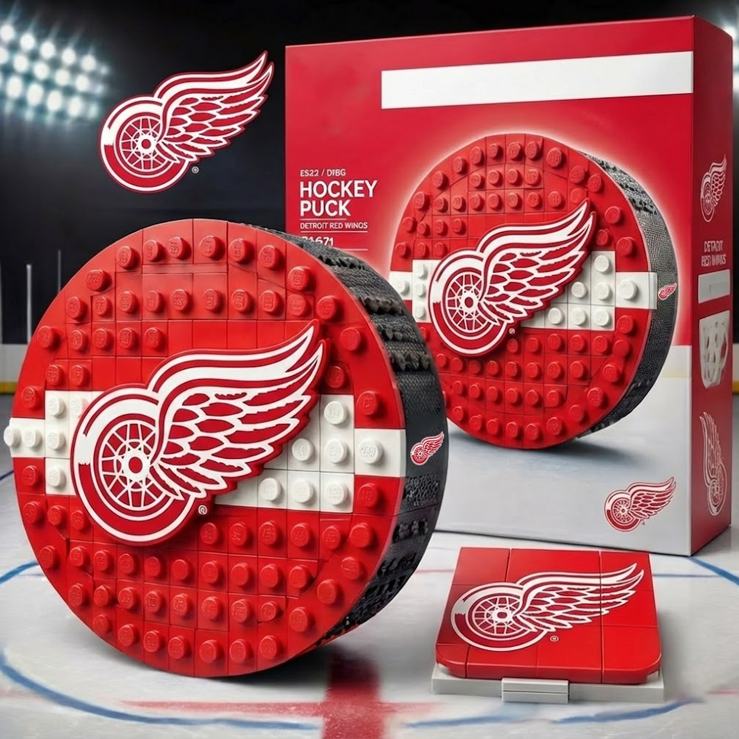 DRW x NHL Hockey Game Building Blocks 0512 DDT CTND