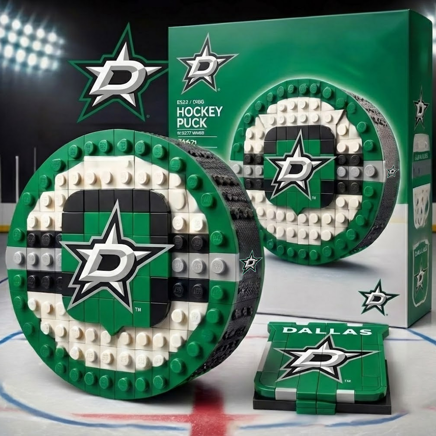 NHL Hockey Game Building Blocks 0512 DDT CTND