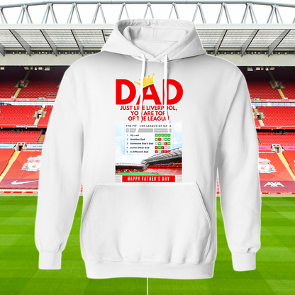 Dad Just Like LIV, You Are Top Of The League Shirt DDTCTND