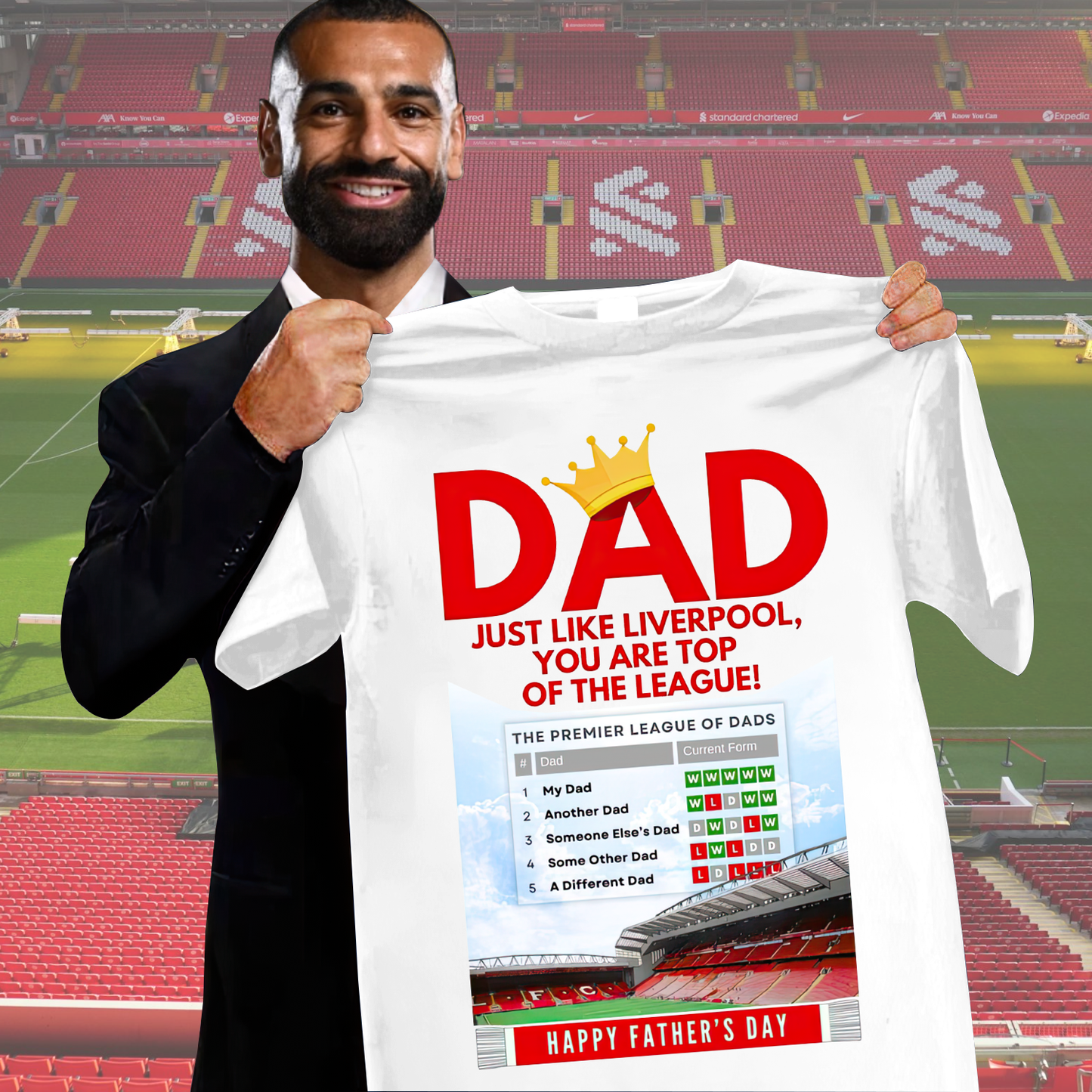 Dad Just Like LIV, You Are Top Of The League Shirt DDTCTND