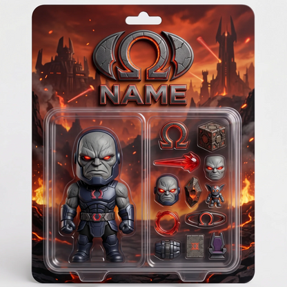 Custom Superhero Action Figure Plaque, Personalized Fan Photo Plaque, Custom Comic Hero Collectible Gift, Personalized Action Figure Display for Fans BQH