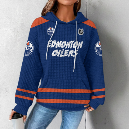 EO Premium NHL Sorry Busy Hockey Waffle Hoodie DDT NTL
