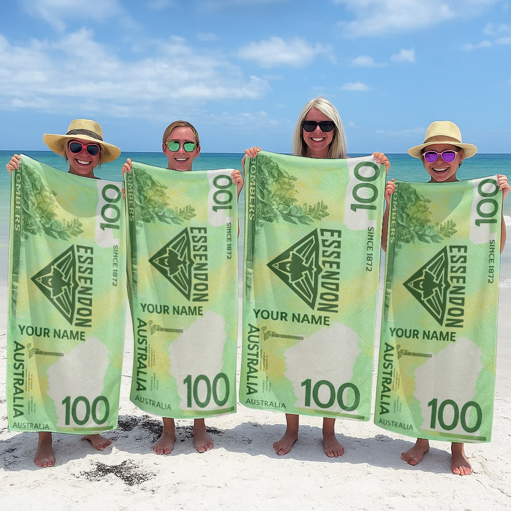 ESS x AFL $100 Personalized Beach Towel Gifts For Fan DDT CTND