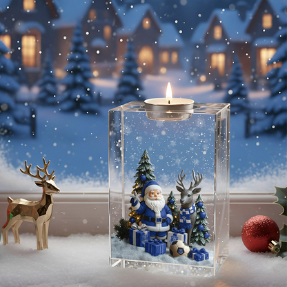 EVE x EPL Personalized Christmas Crystal Candle Holder DatND DVT