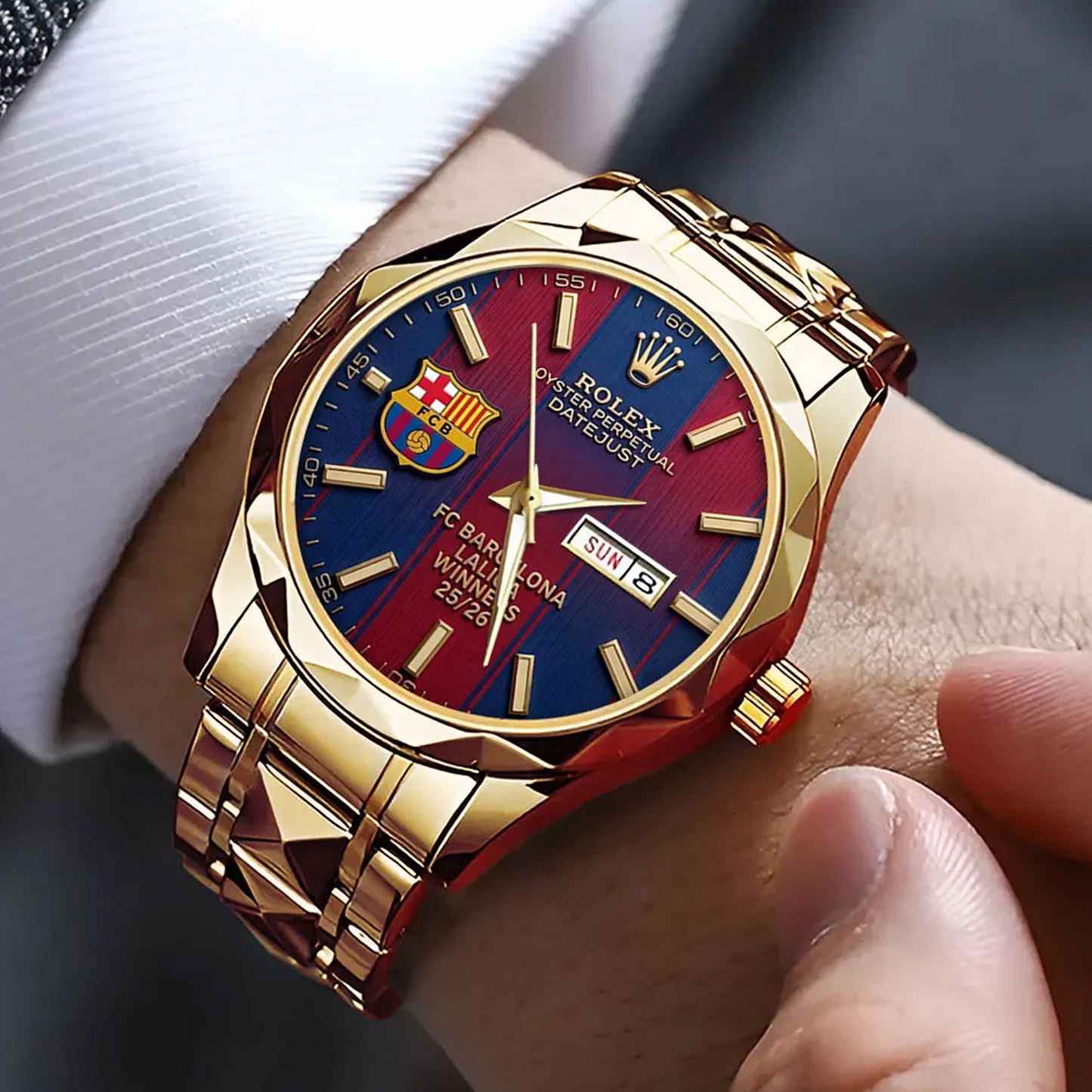 FCB x LaLiga Winners 2526 x RL Alloy Luxury Quartz Watch DATND TANTD 140526