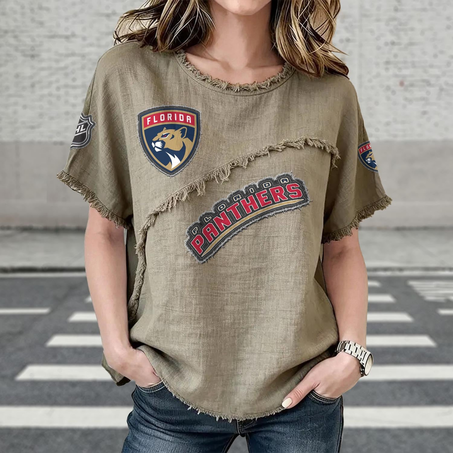 FLA x NHL Womenƒ??s Vintage O-Neck 2905 DatND DVT