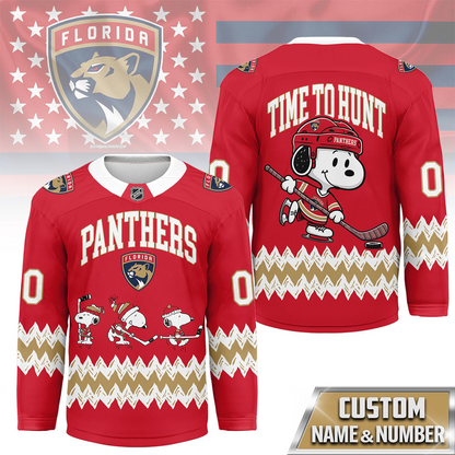 FP Premium NHL Snoopy Personalized Hockey Jersey DDT CTND