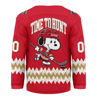 FP Premium NHL Snoopy Personalized Hockey Jersey DDT CTND
