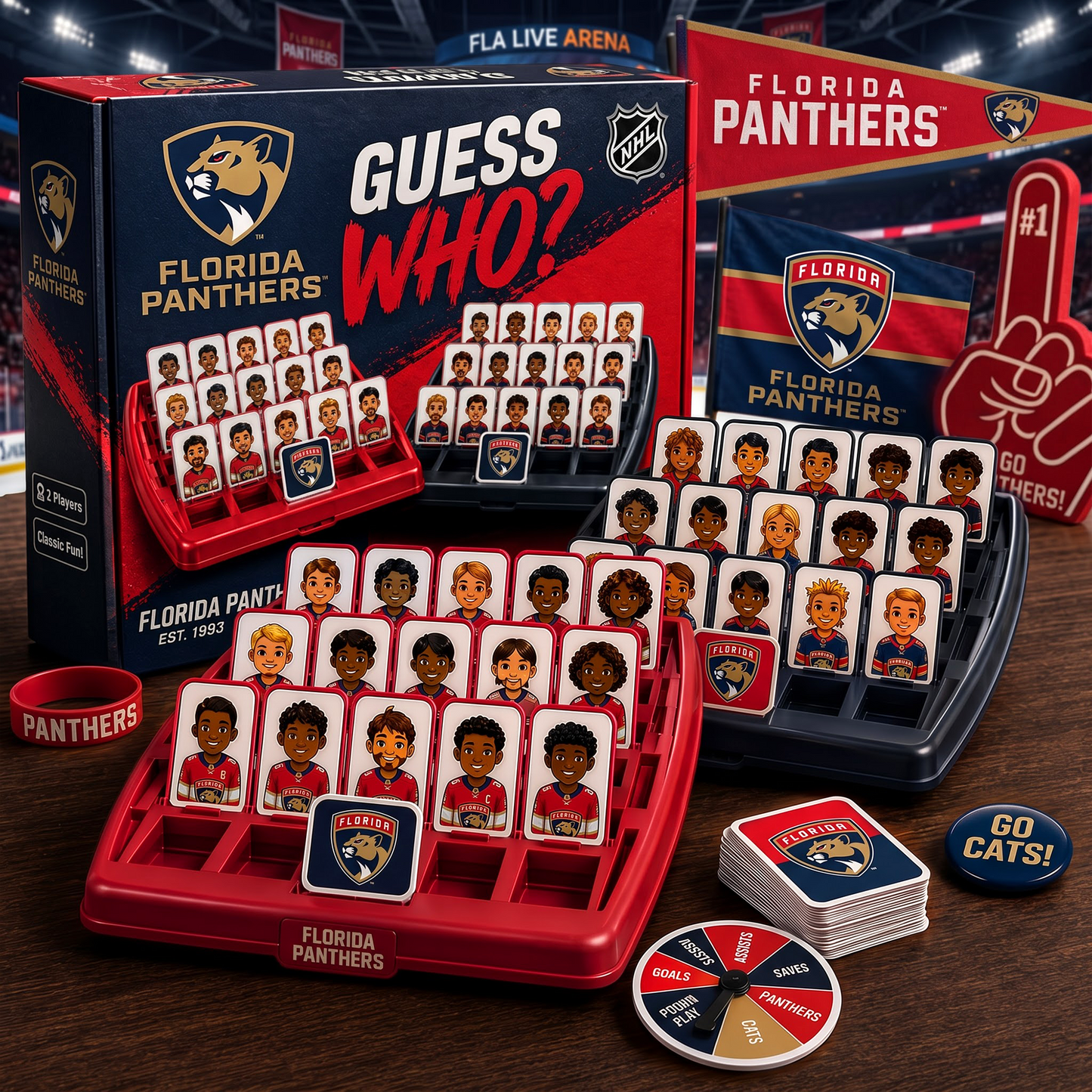 FP_NHL ELITE FAN GUESS WHO BOARD GAME – COLLECTOR EDITION