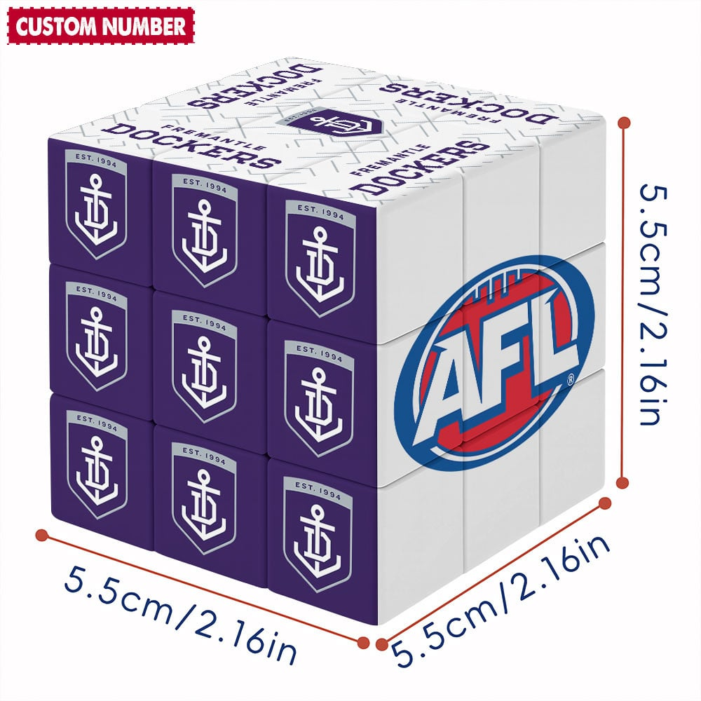 FRE x AFL Personalized Rubik Cube Gifts For Fan DDT CTND