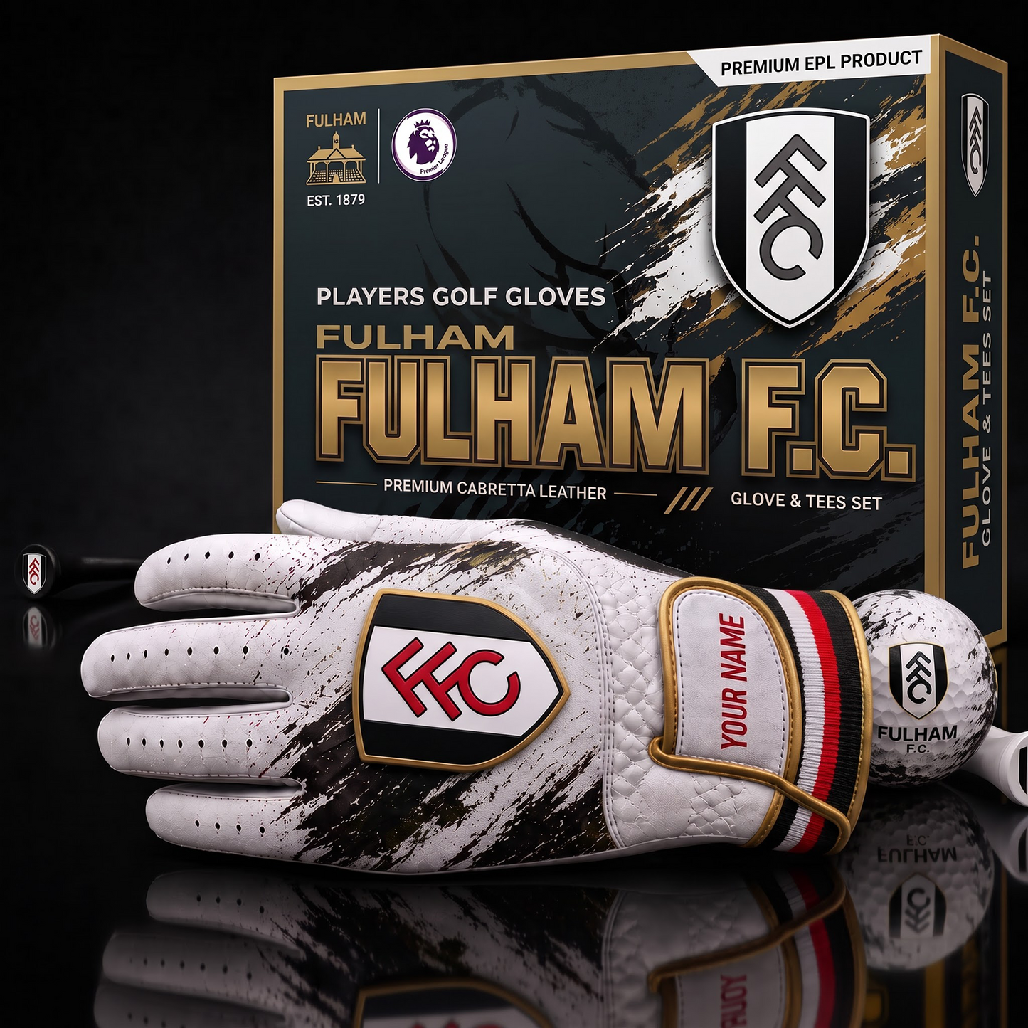 FUL EPL LUXURY PERSONALIZED GOLF GLOVE SET LIMITED EDTION