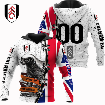 FUL x EPL UK Flag Mascot Design Shirt DDT CTND