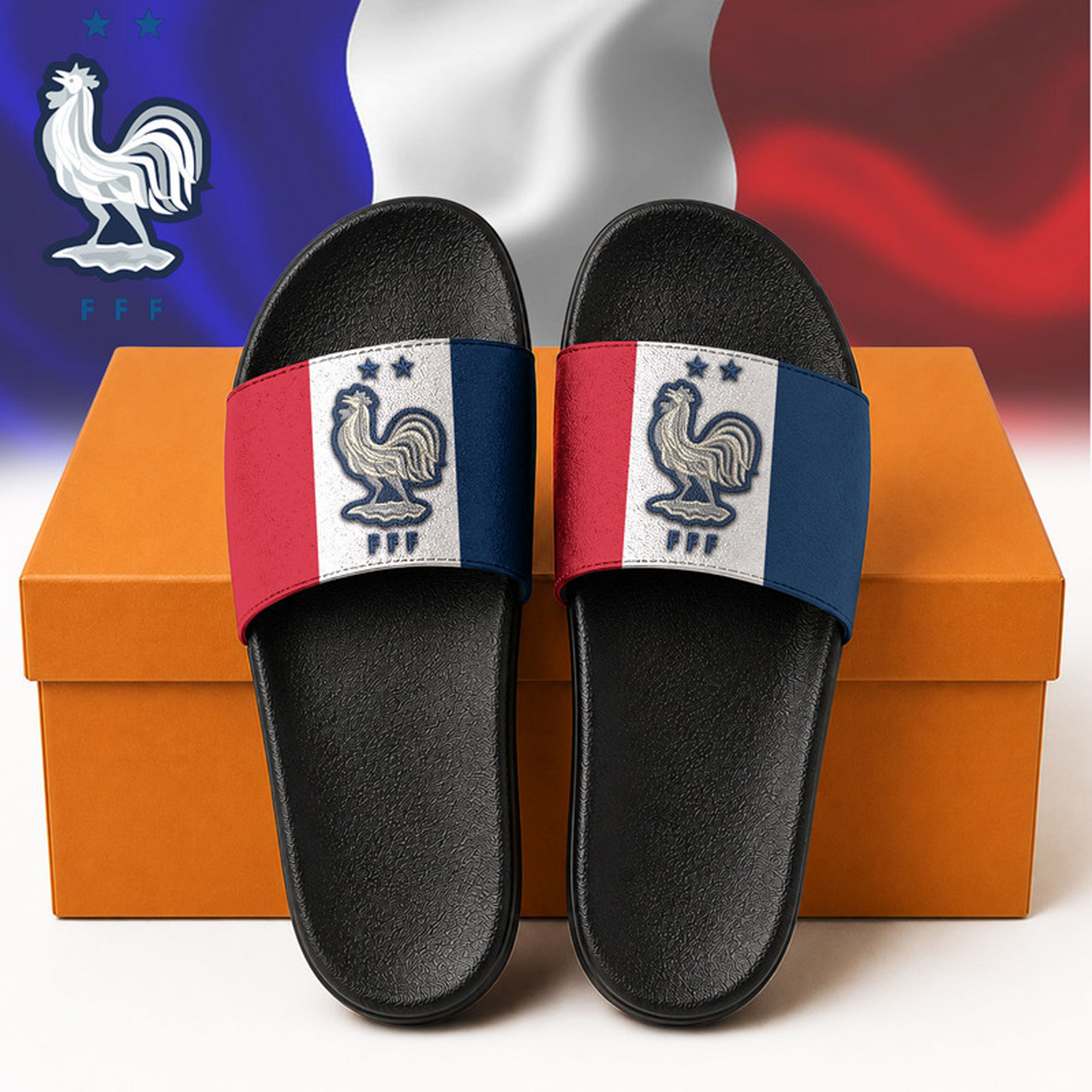 France Premium WC26 National Team Slide Slippers 0406 DatND DVT