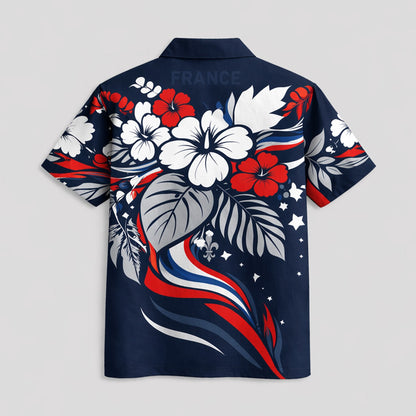 France World Cup 2026 Floral Hawaiian Shirt PVT02 DATND LBN 90526