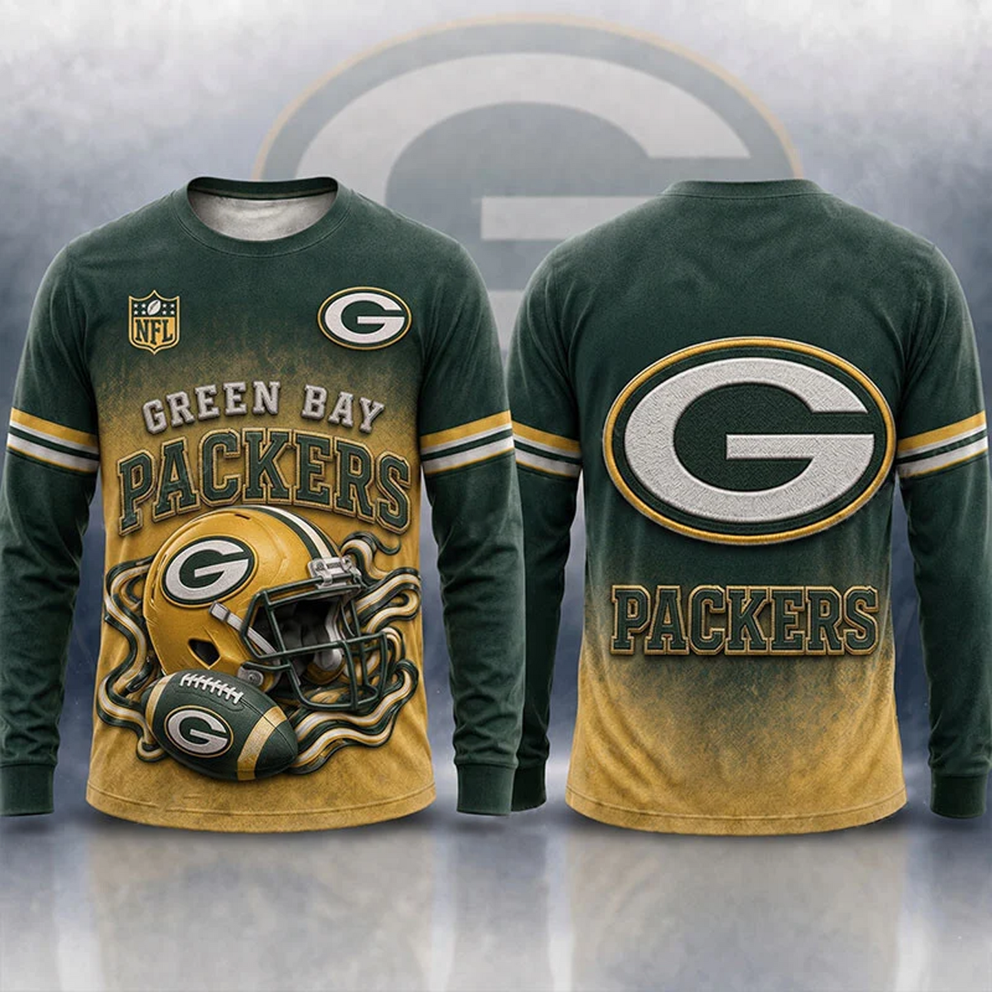 GB x NFL 3D Shirt 1805 DatND DVT