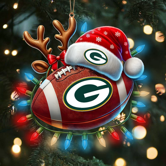 GB x NFL Christmas Lights Football Ornament 0110 DatND ThuongNH