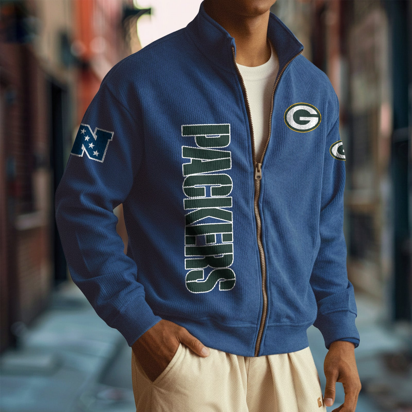 GB x NFL Corduroy Zip-Up Jacket DatND DVT